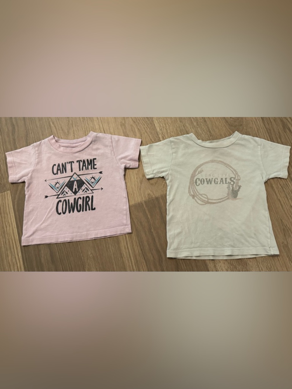 Girl’s “Cowgirl” T-shirts x 2 Size 2T